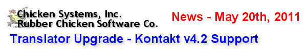 Chicken Systems News May 20, 2011