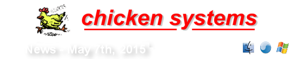 Chicken Systems News - May 7th, 2015