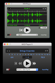 methodred REXPlayer and MIDI Player X