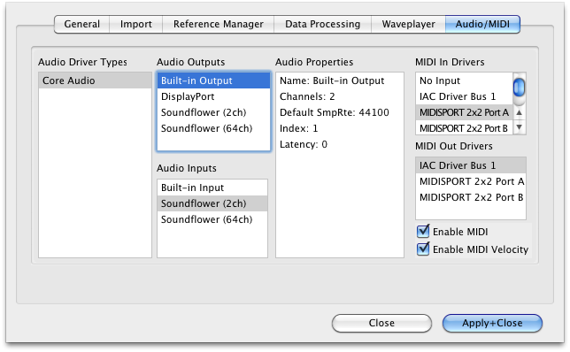 Constructor - Preferences